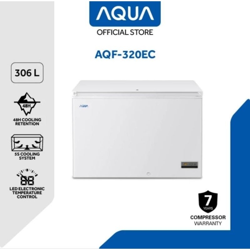 BOX FREEZER AQUA 300LITER DIGITAL 320EC