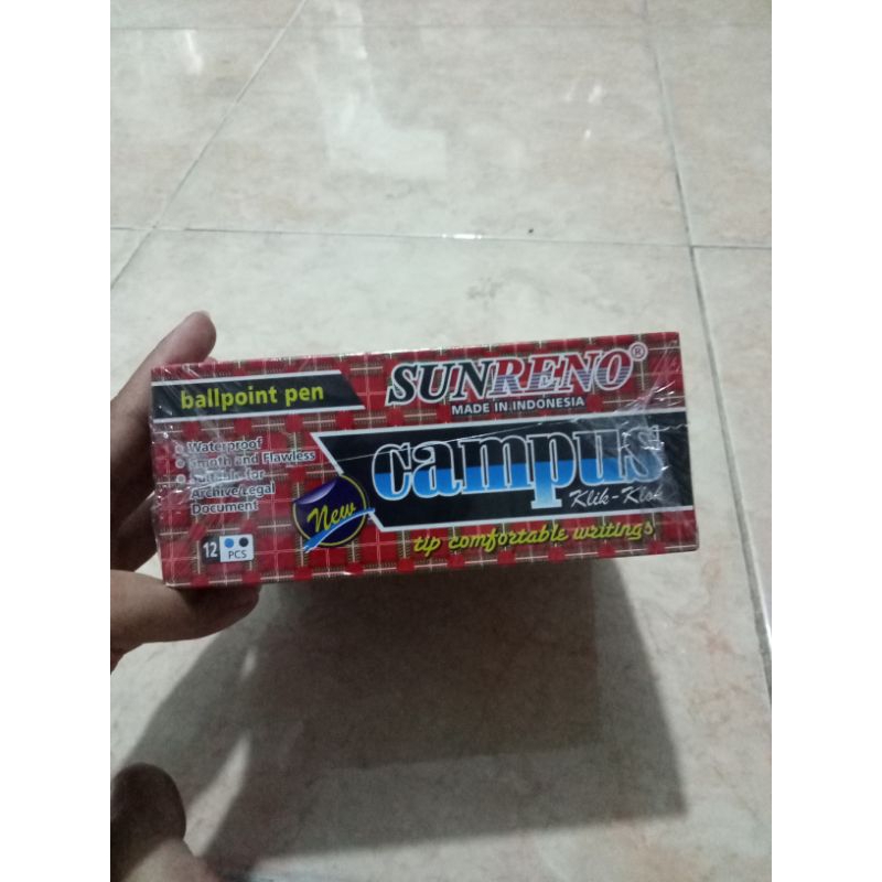 

promo pulpen campus isi 12pcs