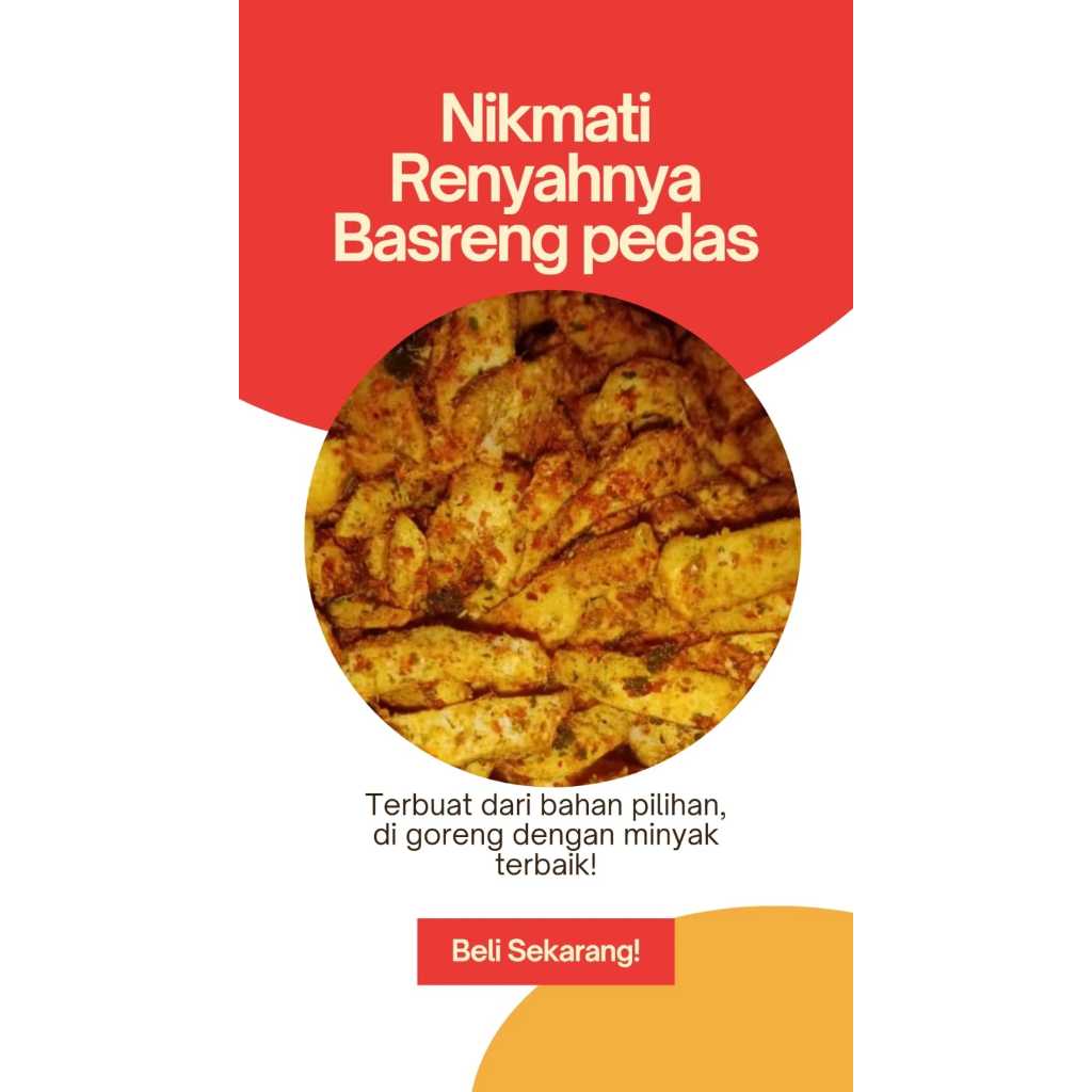 

Basreng Pedas stik 500gr ViraL Enak