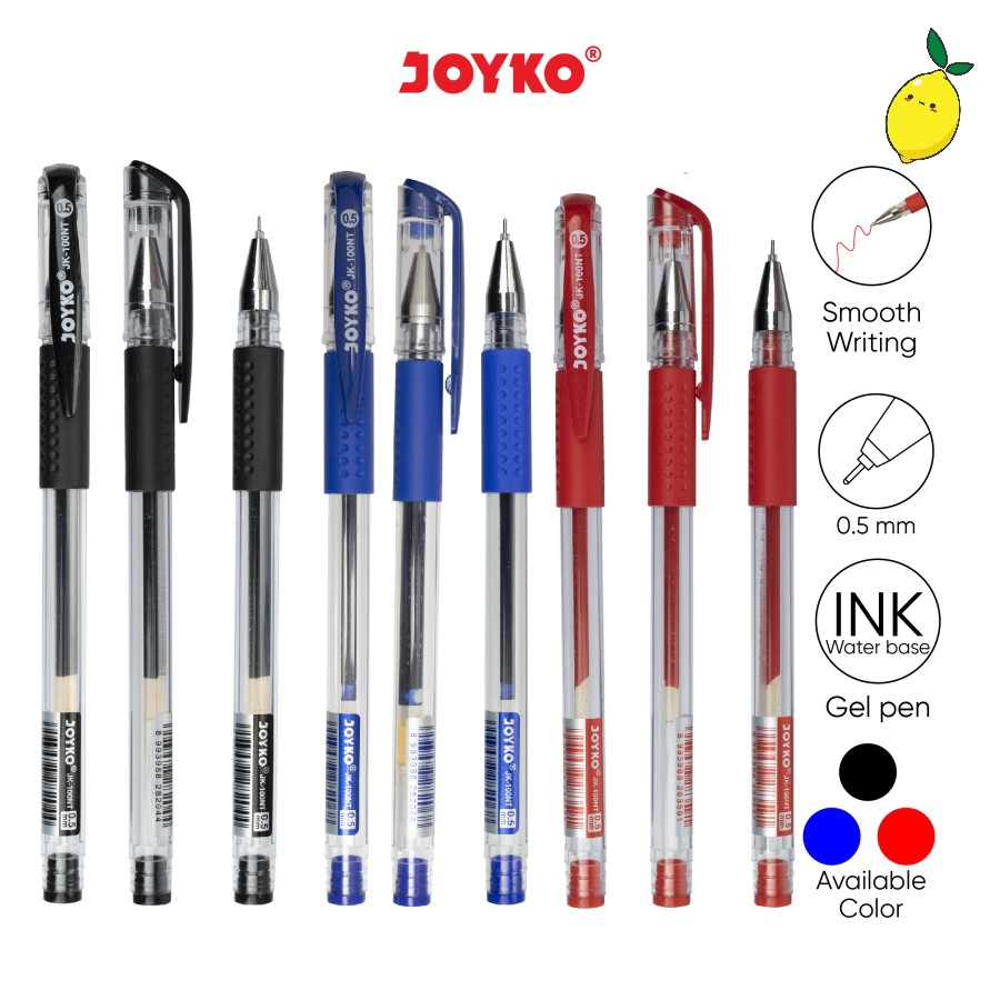 

Gel Pen / Pulpen Pena Joyko JK-100NT 0.5 mm