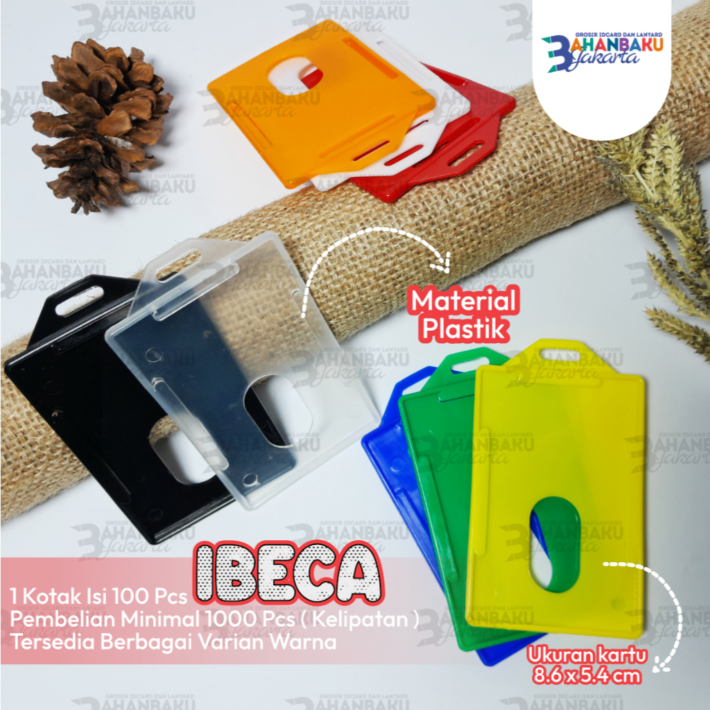 

IBECA / Frame Standar Plastik Card Holder Casing Id Card