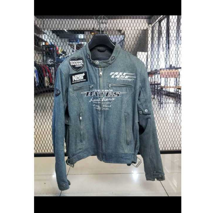 Jaket bates - Jaket jeans material - BB (59kg-63kg