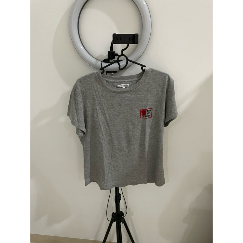 PRELOVED colorbox tshirt kaos abu grey atasan wanita woman
