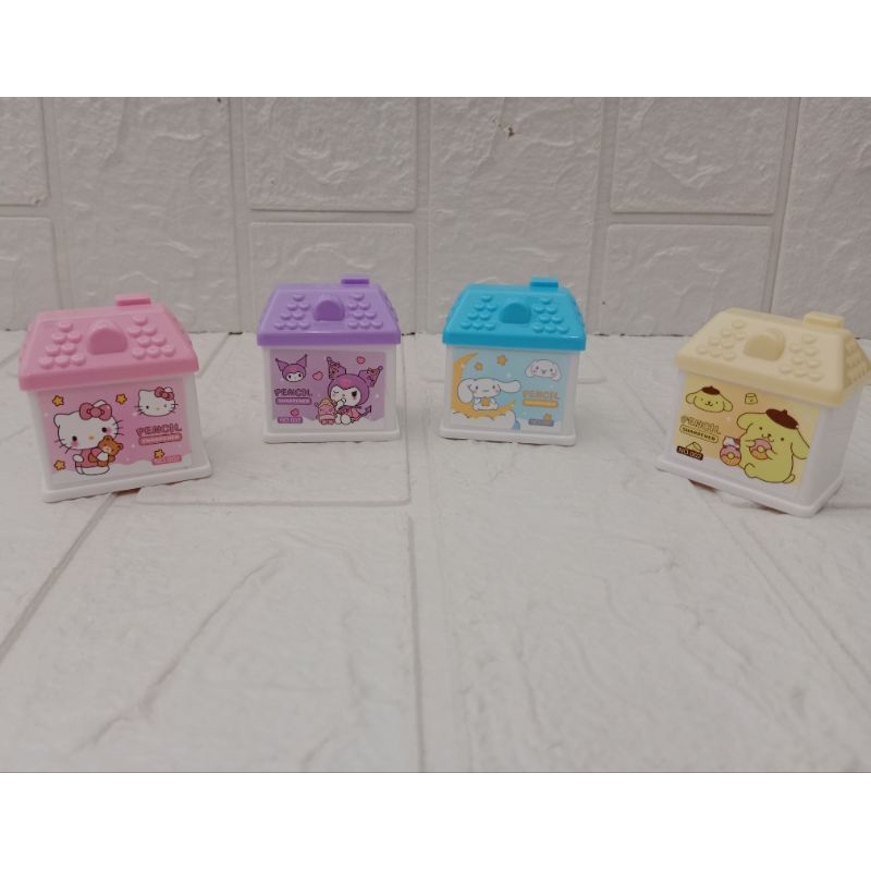 

Rautan Sanrio Bentuk Rumah / Serutan Pensil Sanrio