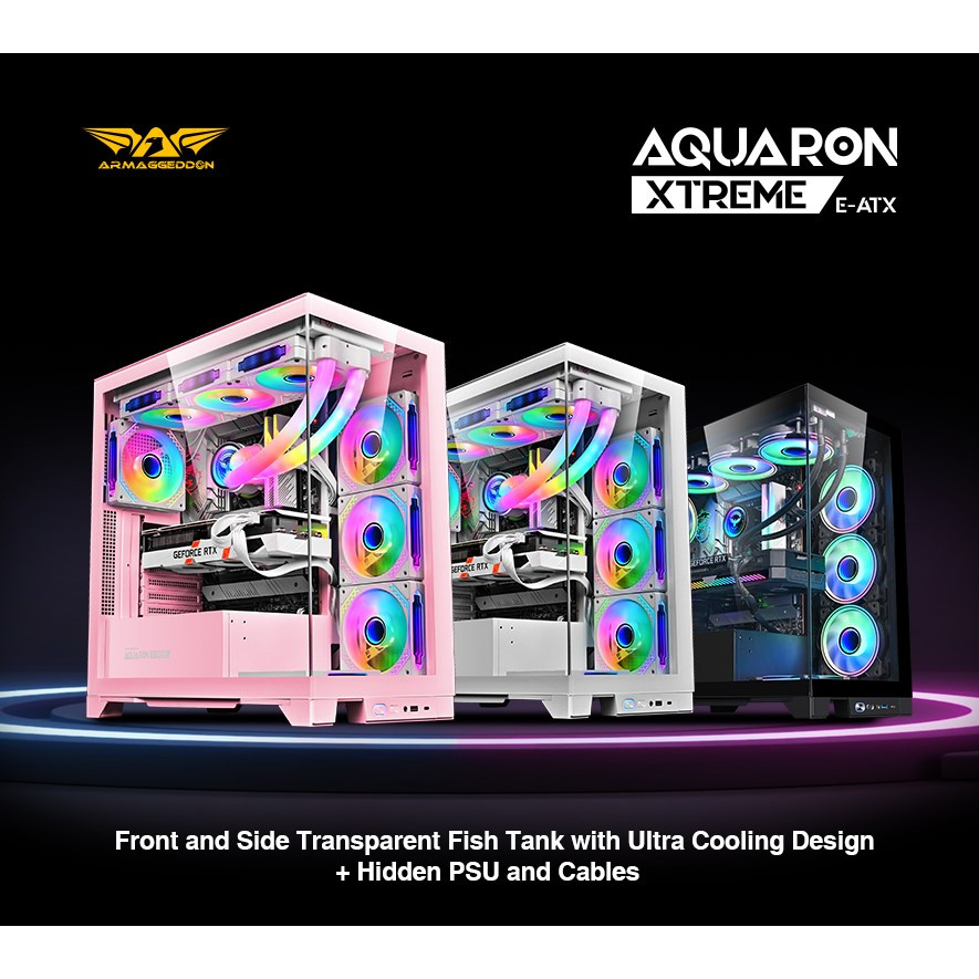Casing Gaming Armageddon Aquaron XTREME Black