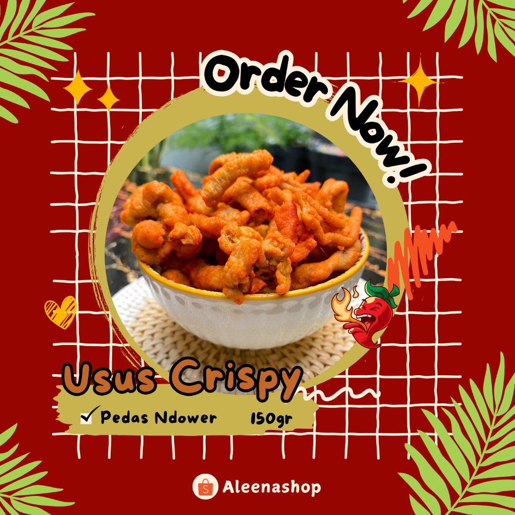 

CAMILAN USUS CRISPY / KERIPIK USUS PEDAS NDOWER | 150gr