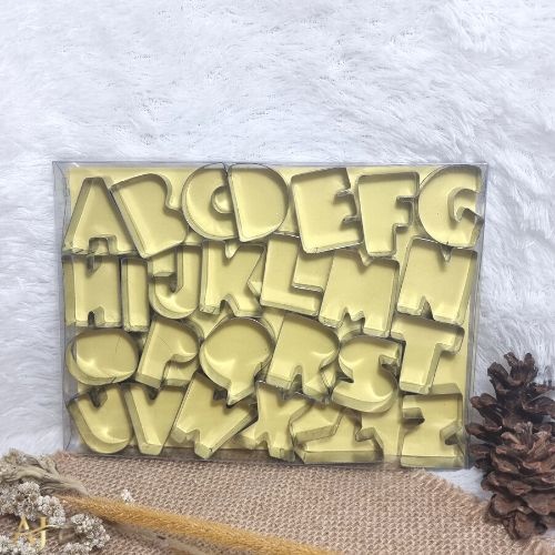 ✨READY✨ Cetakan Wortel cutter Huruf Angka Stainles / Cetakan Hiasan Tumpeng / Cetakan Angka  0-9 dan