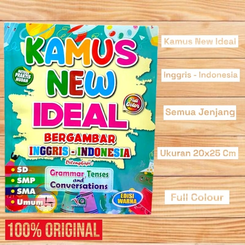 Kamus Bahasa Inggris - Indonesia Bergambar Kamus New Ideal