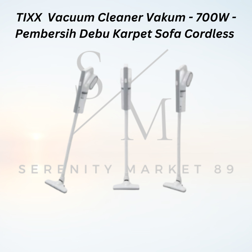 TIXX Vacuum Cleaner Vakum - 700W- Pembersih Debu Karpet Sofa Cordless