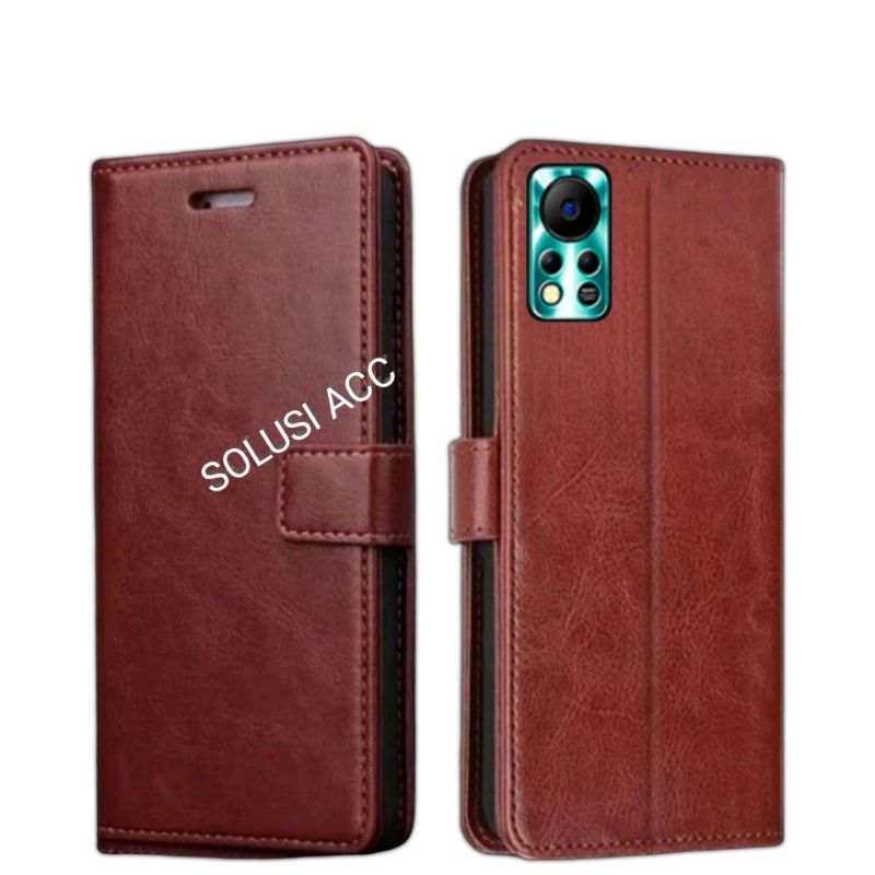CASE INFINIX HOT 11S/HOT 11S NFC FLIP COVER WALLET SARUNG HP CASING DOMPET LEATHER CASE