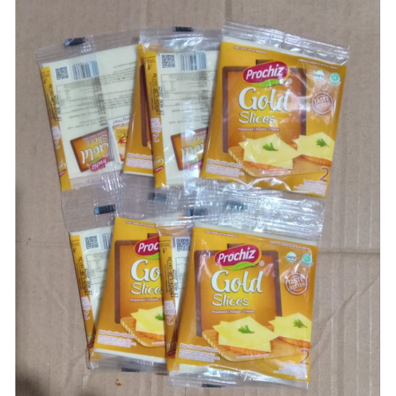 

Keju Prochiz Gold Slices Cheddar Cheese [8pcs]
