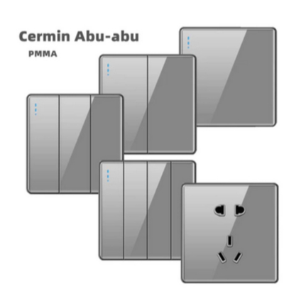 Saklar Lampu 1 GANG 2 WAY Lampu Hotel Saklar Hotel Warna Elegant Switch