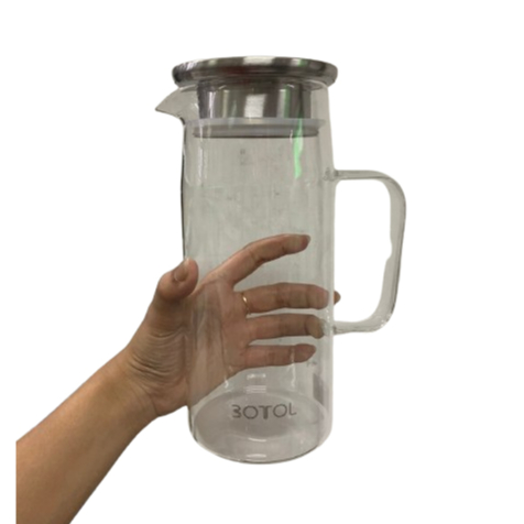 GLASS WATER JUG GLACIER 3OTOL