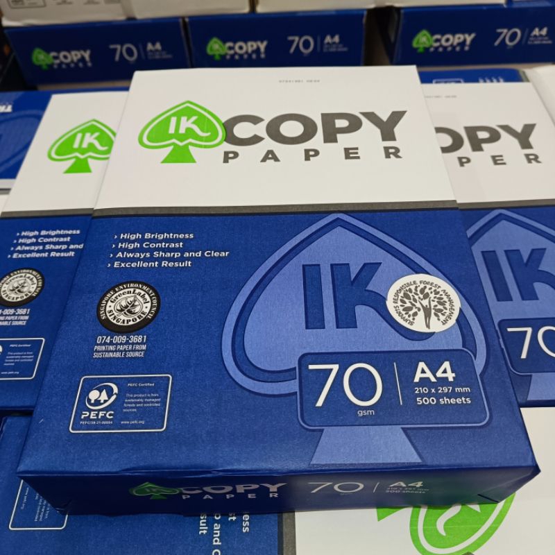 

Kertas HVS A4 70 GRAM COPY PAPER DAN PAPERONE