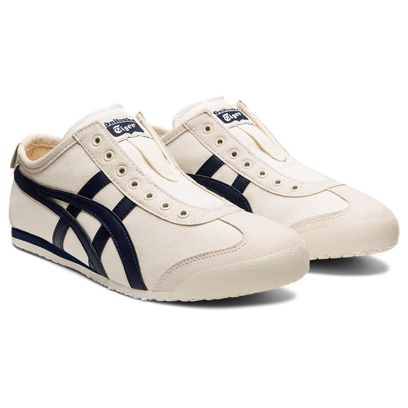 Onitsuka Tiger Mexico 66 Slip-On Colors: BIRCH/MIDNIGHT