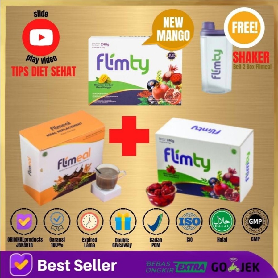 

Flimeal/ flimty 1bok isi 12 / 16 sachet