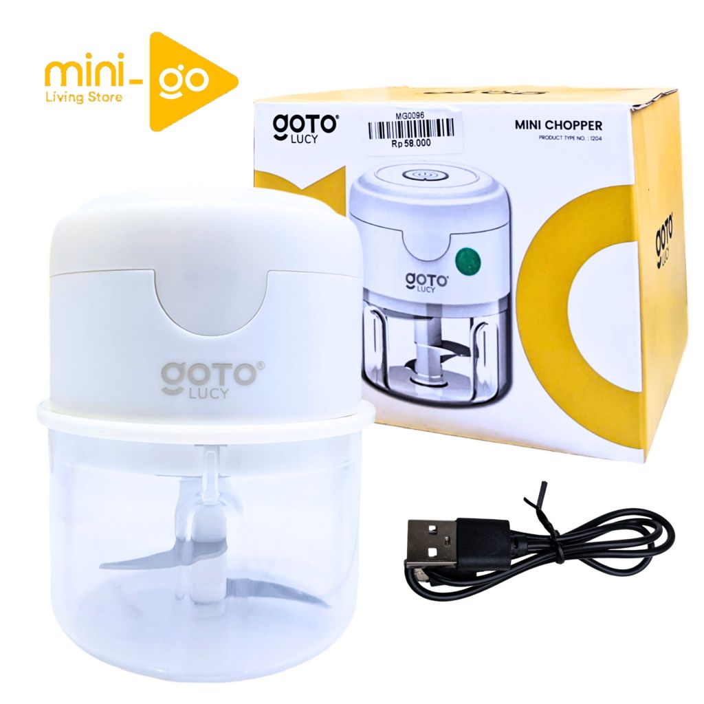 Goto Lucy Harper Mini Chopper Blender Penggiling Bumbu Dapur Portable