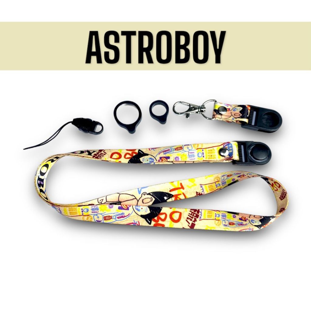 Lanyard ASTRO BOY Gantungan HP Pengait Besi