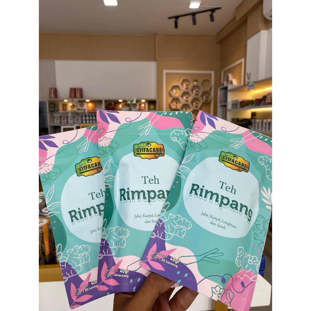 

Teh Rimpang 1 Syifacare - Teh Celup Rempah Rimpang 100% Herbal Bahan Alami