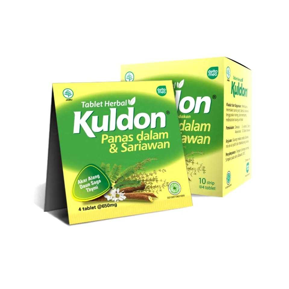 

Kuldon Sariawan Tablet Herbal strip