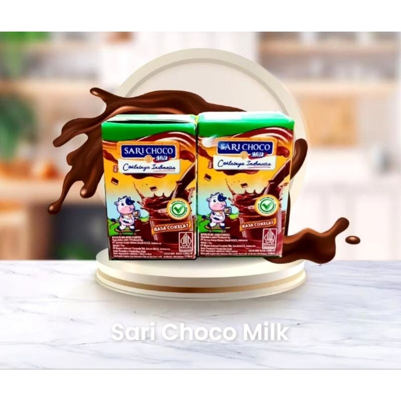 

Susu UHT Sari Choco kartonan