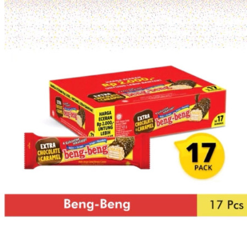 

Beng Beng Chocolate Crisp Wafer - Netto 17 PCS × 25Gr