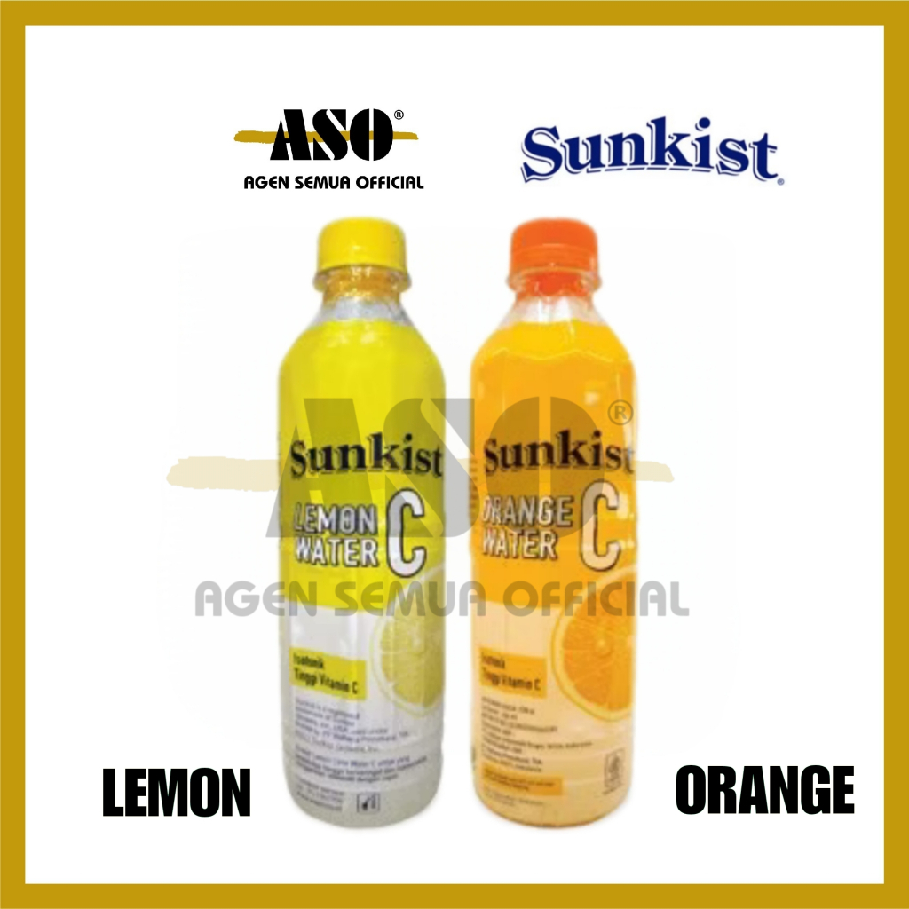 

SUNKIST ORANGE LEMON WATER C ready to drink 330ml PROMO !!!