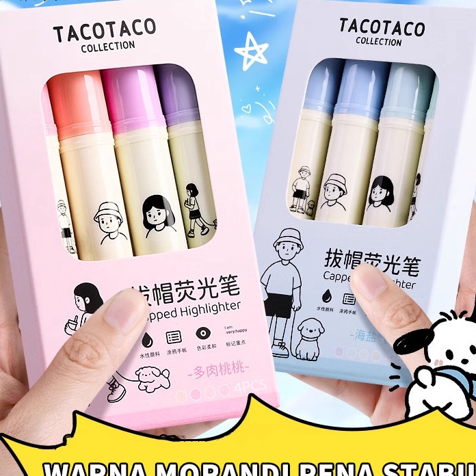 

KP8 14MM Hhlhter 4PCSBOX Stabillo WarnaStabilo isi 4 warna pastelThimple