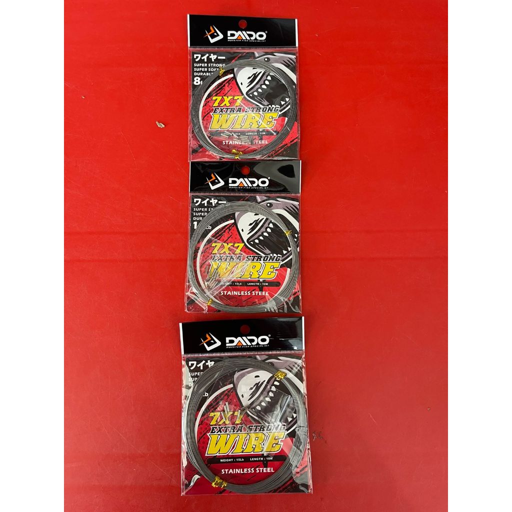 Seling / Neklin / Wire Leader Daido 7x7 Stainless, Panjang 10mtr
