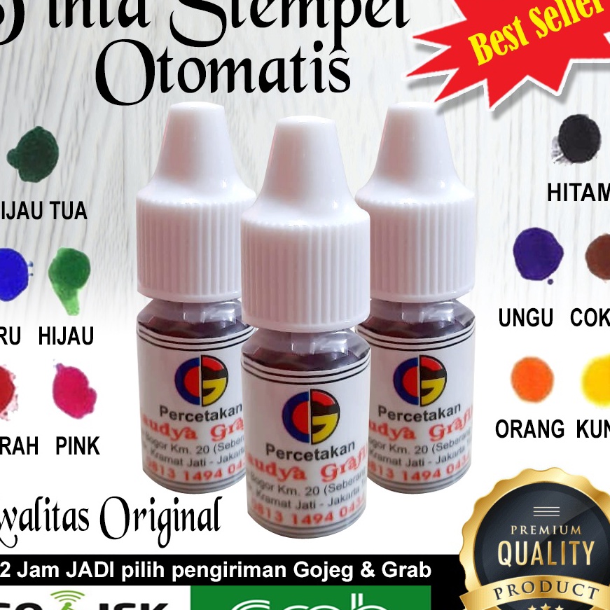 

KP8 Tinta Stempel Flash 5ml Orinal