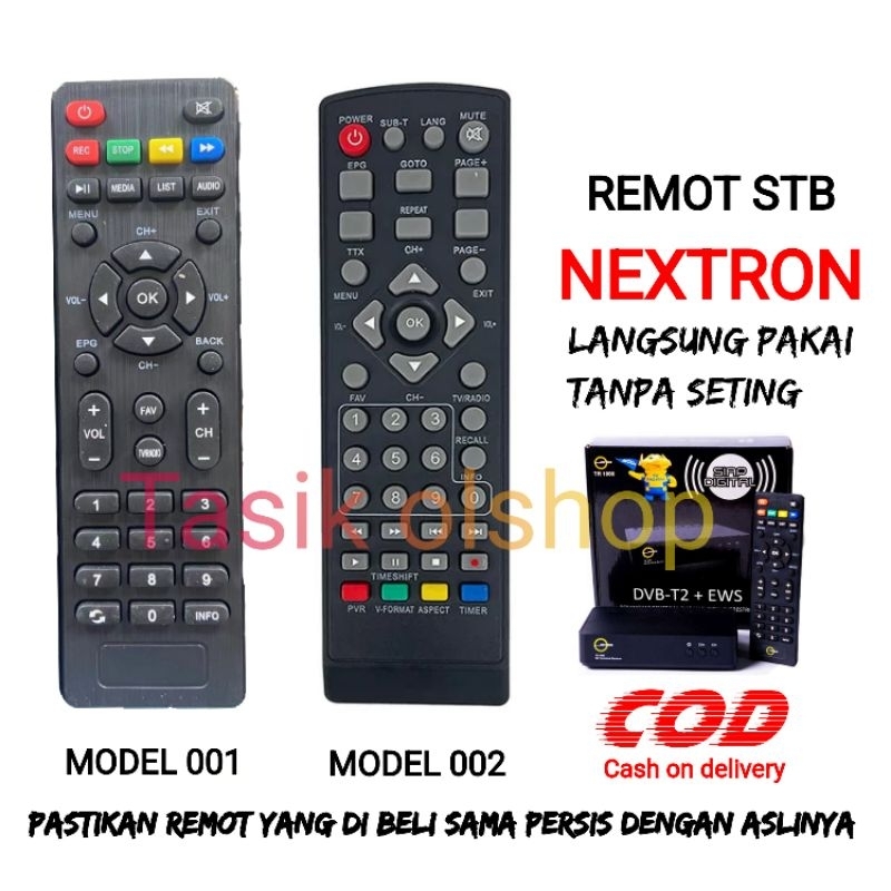 Remote Set Top Box Nextron Remot STB Nextron
