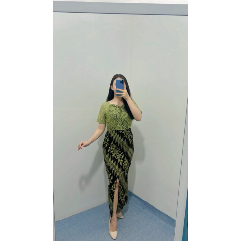 TERLARIS! Dress Batik Widya / dress batik wanita / dress pesta natal