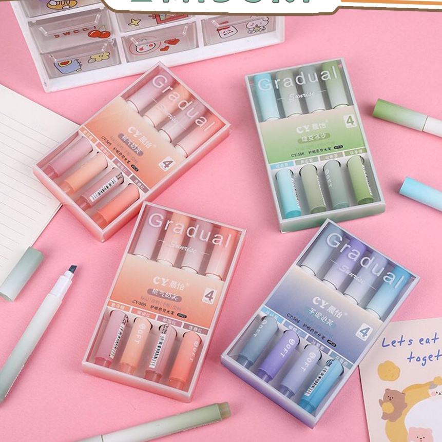 

KI3 MIDORI 1Set PENA HHLHTER GRADUAL SUNRISE Pastel Colour Pen Pensil Warna Series D49