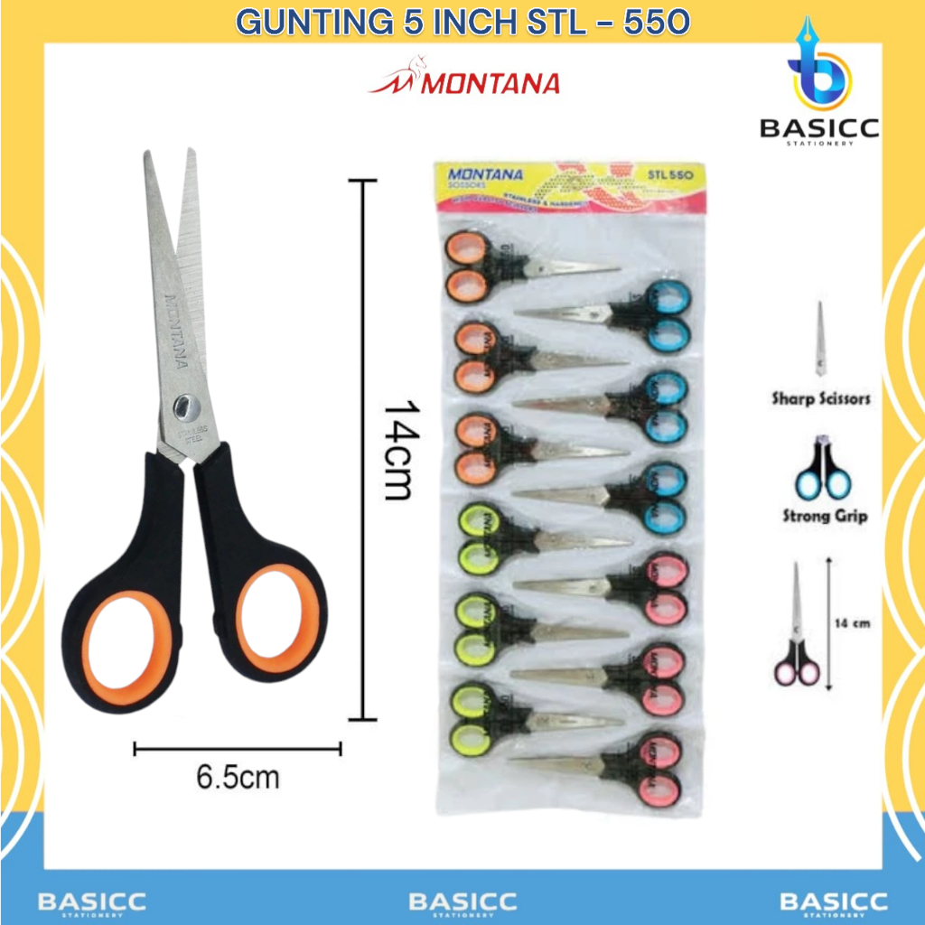 

Montana Scissors 6 Inch Gunting STL-560 | @ 1Pcs