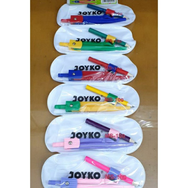 

KP8 1 renceng 6 buah MS 1 Math Set Jangka Pensil Joyko MS1 Renceng Renteng MS1
