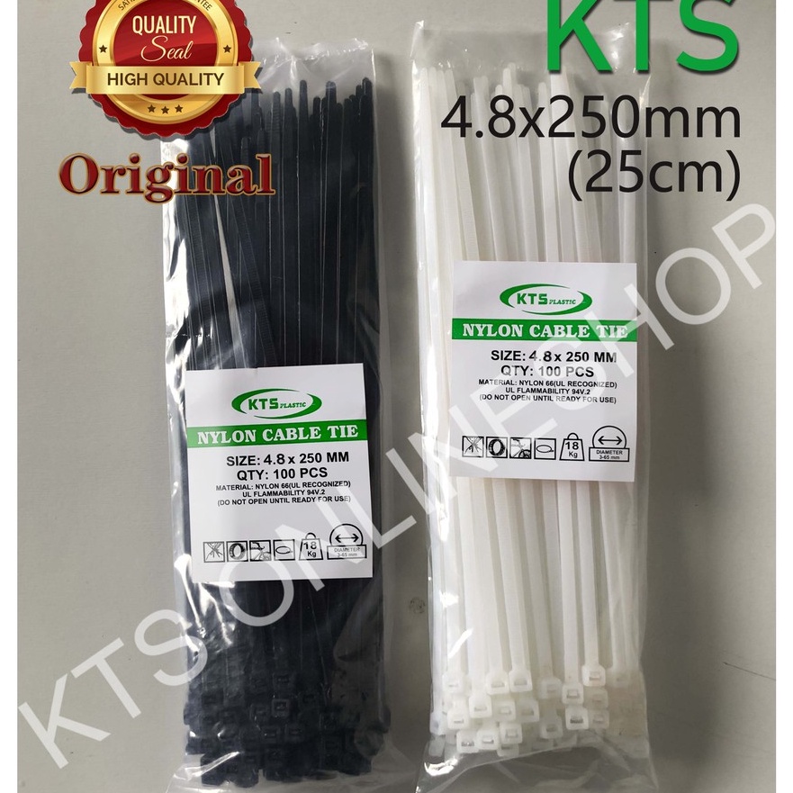 

KF7 Kabel ties 48x25mm Warna PUTIHHITAM 1PACK Isi 1PCS