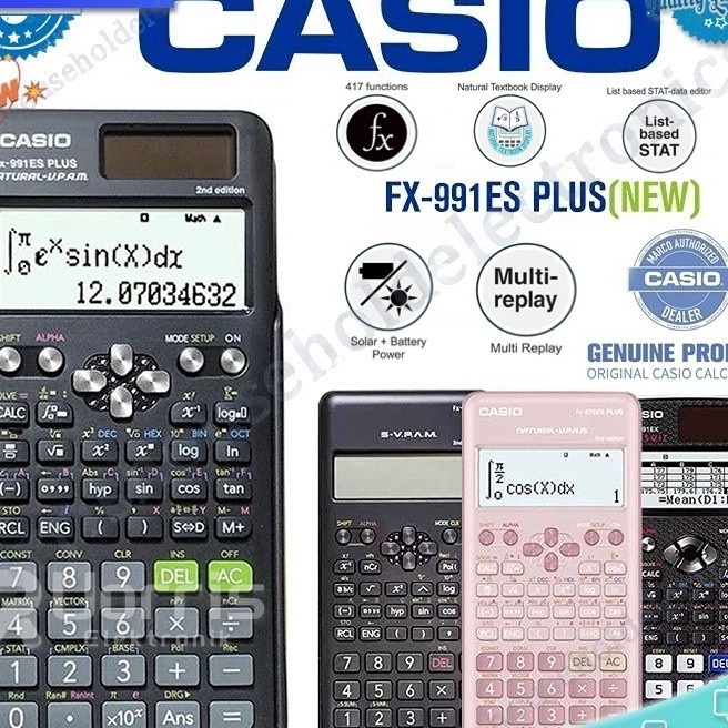

Boom Kalkulator Scientific Casio ilmiah 991ESPlus Kalkulator Casio Scientific Calculator Casio Scientific