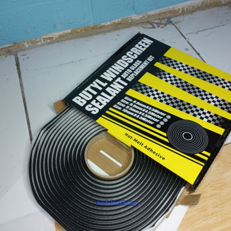 Rubber butyl tape sealant lem mika lampu doortrim lem dodol waterproofing sealant waterproofing