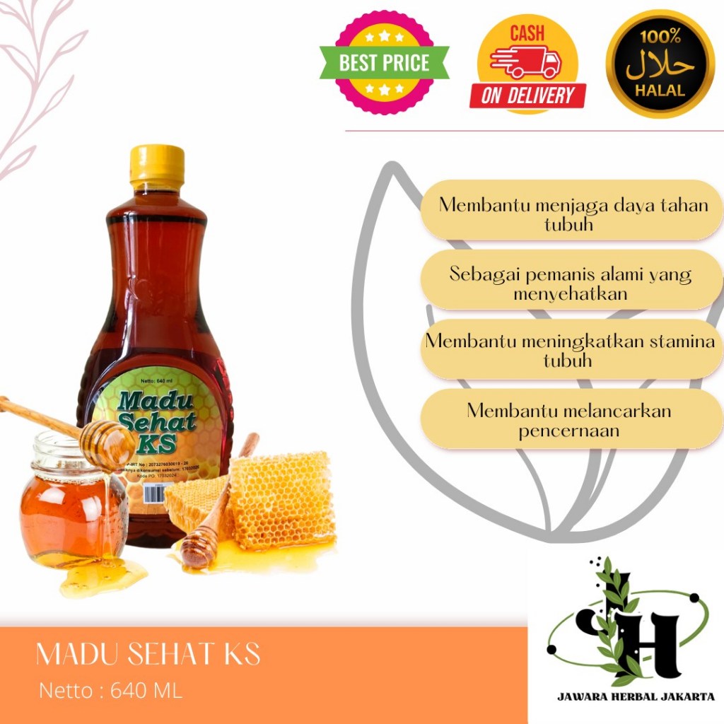 

Madu Sehat KS 640 ml Madu Murni Pemanis Alami Original