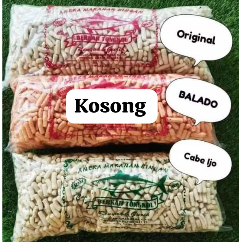 

Kerupuk Tongkol ORI / Cabai Hijau 1kg