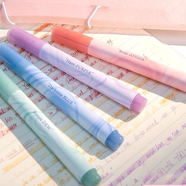 

KP8 Hhlhter Pena Stabilo Warna 1 Set Hhlhter Pastel 4 Colors Warna Spidol Kecil Segar Set Macaron Siswa Menandai Lukisan Grafiti Morandi Color Dual Tip Lucu Journal Marker Pen Stationery