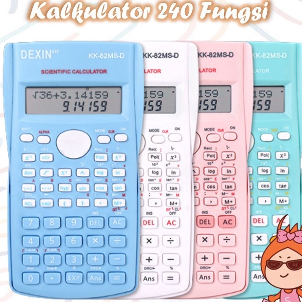 

Price Welcome S5977 Kalkulator Ilmiah 24 Fungsi Kalkulator Scientific Kalkulator Sains Kalkulator SinCosTan