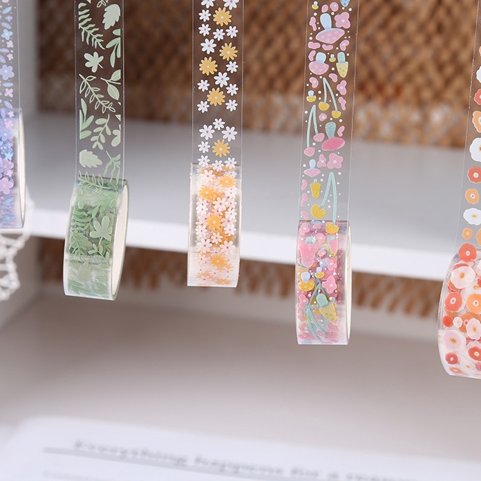 

Gila MAPLESOL1Set PET CHERRY BLOSSOM Washi Tape Bunga Decor Masking Tape DIY Scrapbook Journal DIY Deco Sticker Stiker Bujo scrapbook journal junk Jurnal Buku Diary WASHI TAPE TRANSPARAN