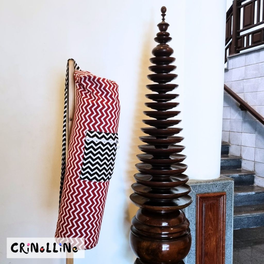 Tas matras yoga, yoga bag, tas kanvas, tas travel, travel bag Crinolline