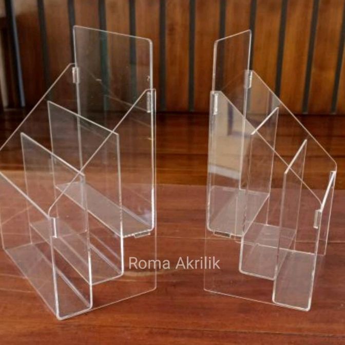 

Langka Tempat brosur A5 3 susun