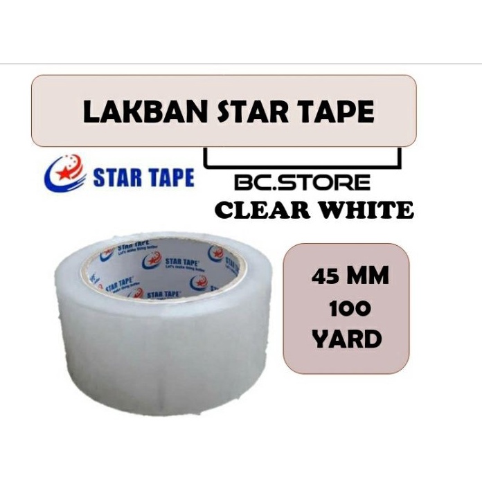 

KP8 LAKBAN 6 PCS 1 YARD X 45MM BENING LENGKET STAR TAPE lakban isolasi selotip tapeperekat pengikatpelengket lengket ringan lakbanbogor lakban lakbanopp lakban perlengkapankantor