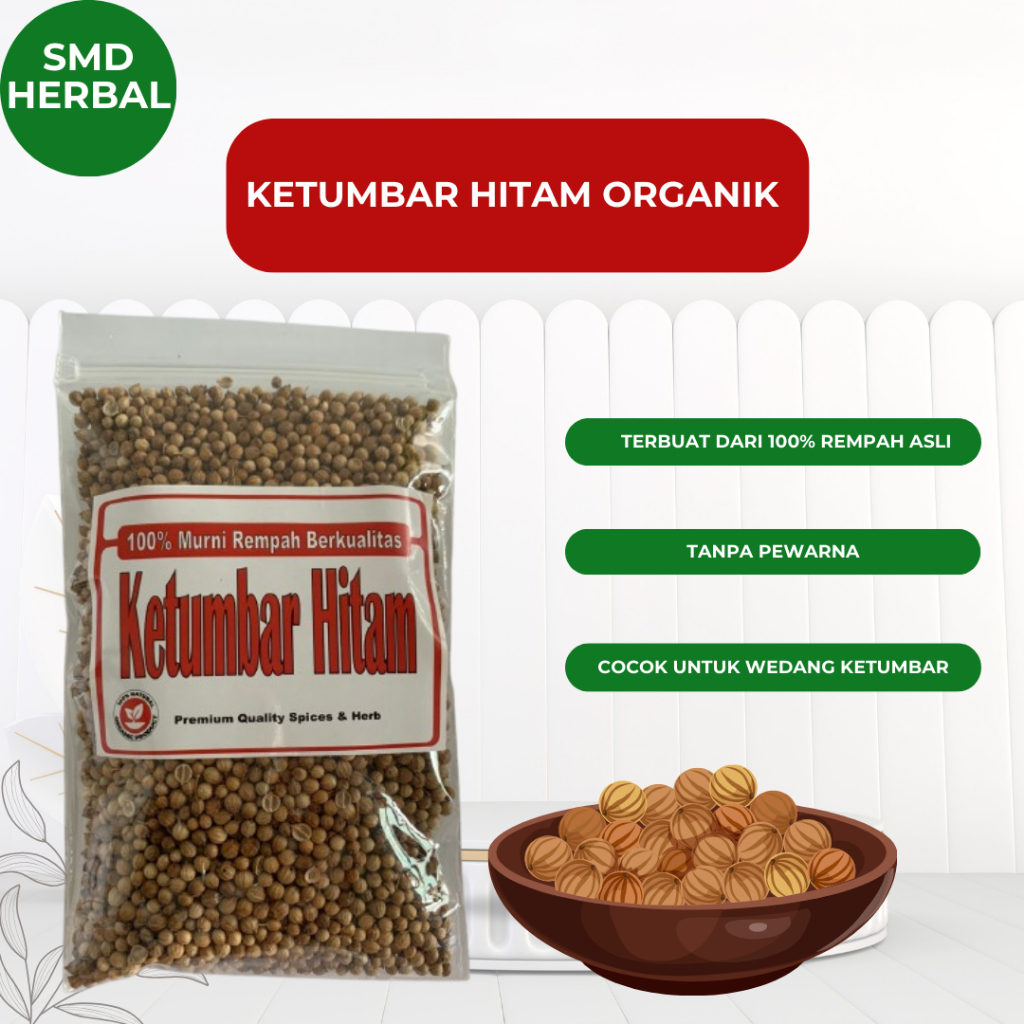 

Ketumbar Hitam Organik | Ketumbar Hitam-SMDHerbal