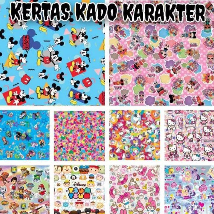 

Murah Harga KERTAS KADO KARAKTER PERPACK ISI 5 LEMBAR KERTAS KADO KARAKTER MURAH
