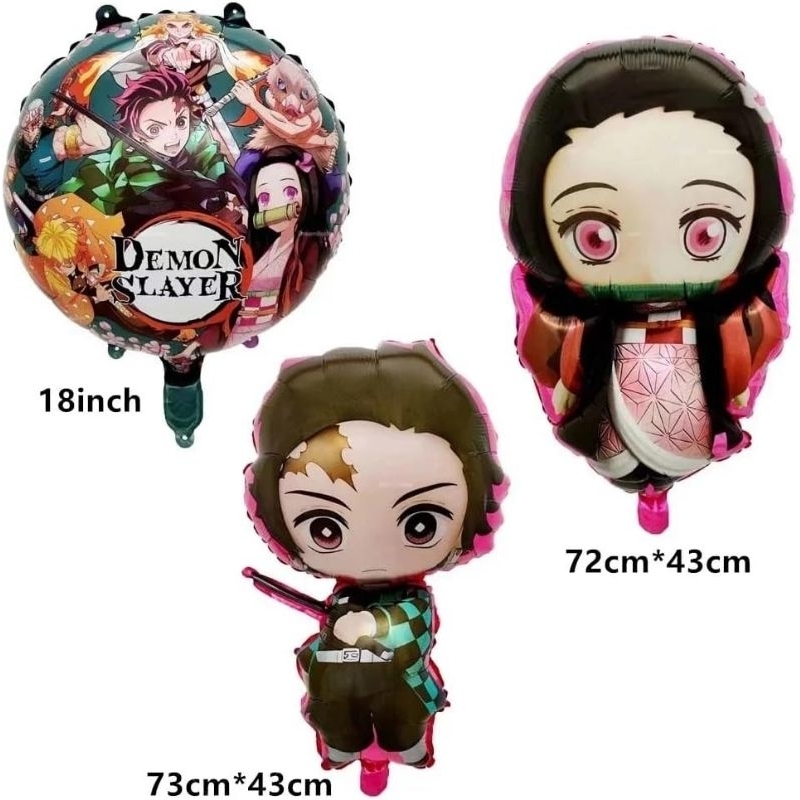 Balon Demon Slayer Kimetsu No Yaiba / Karakter Anime