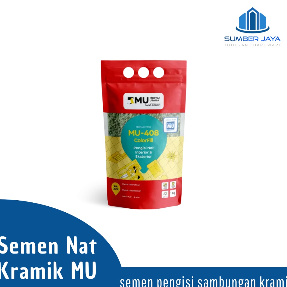 Sekarang Promo  Oker Semen Warna Untuk Nat Kramik Merk MU